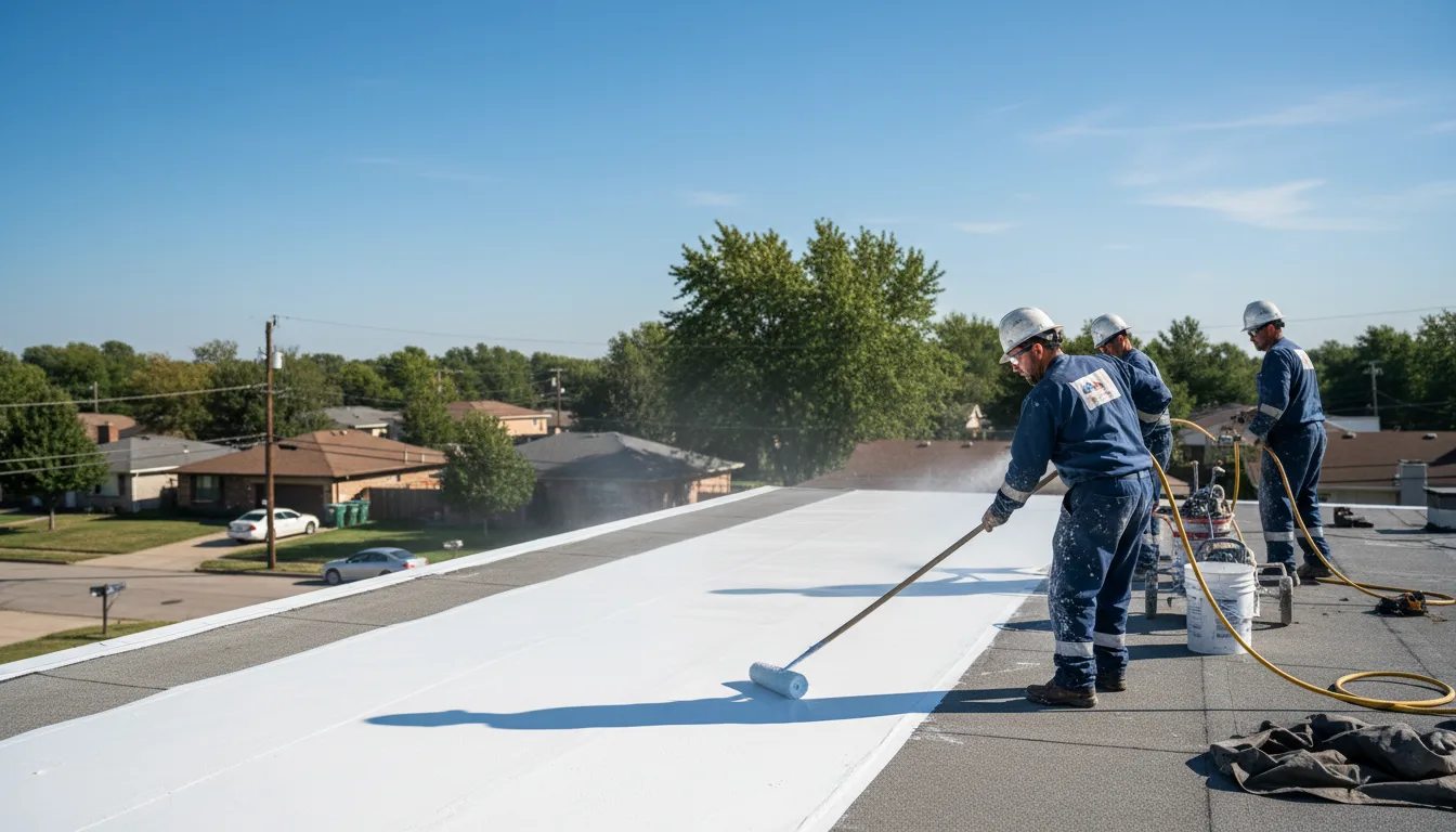Commercial roof coating in Powellsville, NC near me